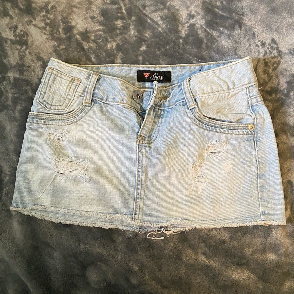 GUESS MINI SKIRT JEANS